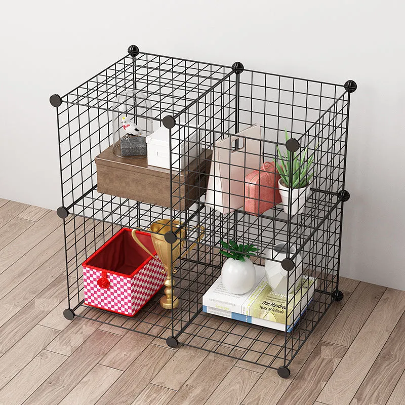 6 Cube DIY Storage Metal Wire Organizer