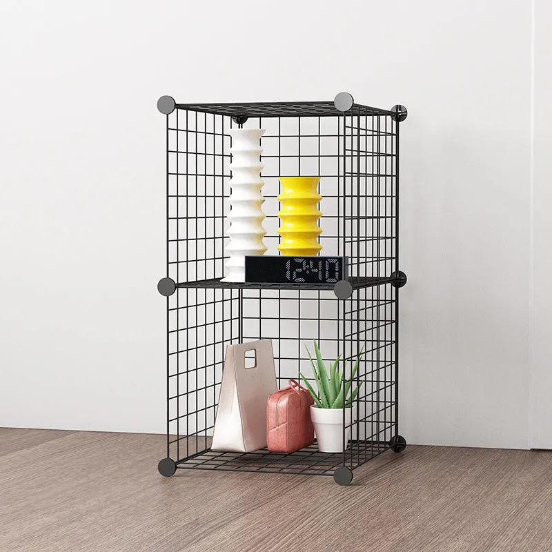 6 Cube DIY Storage Metal Wire Organizer