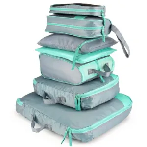 7 Piece Packing Cubes Premium Travel Luggage Organisers