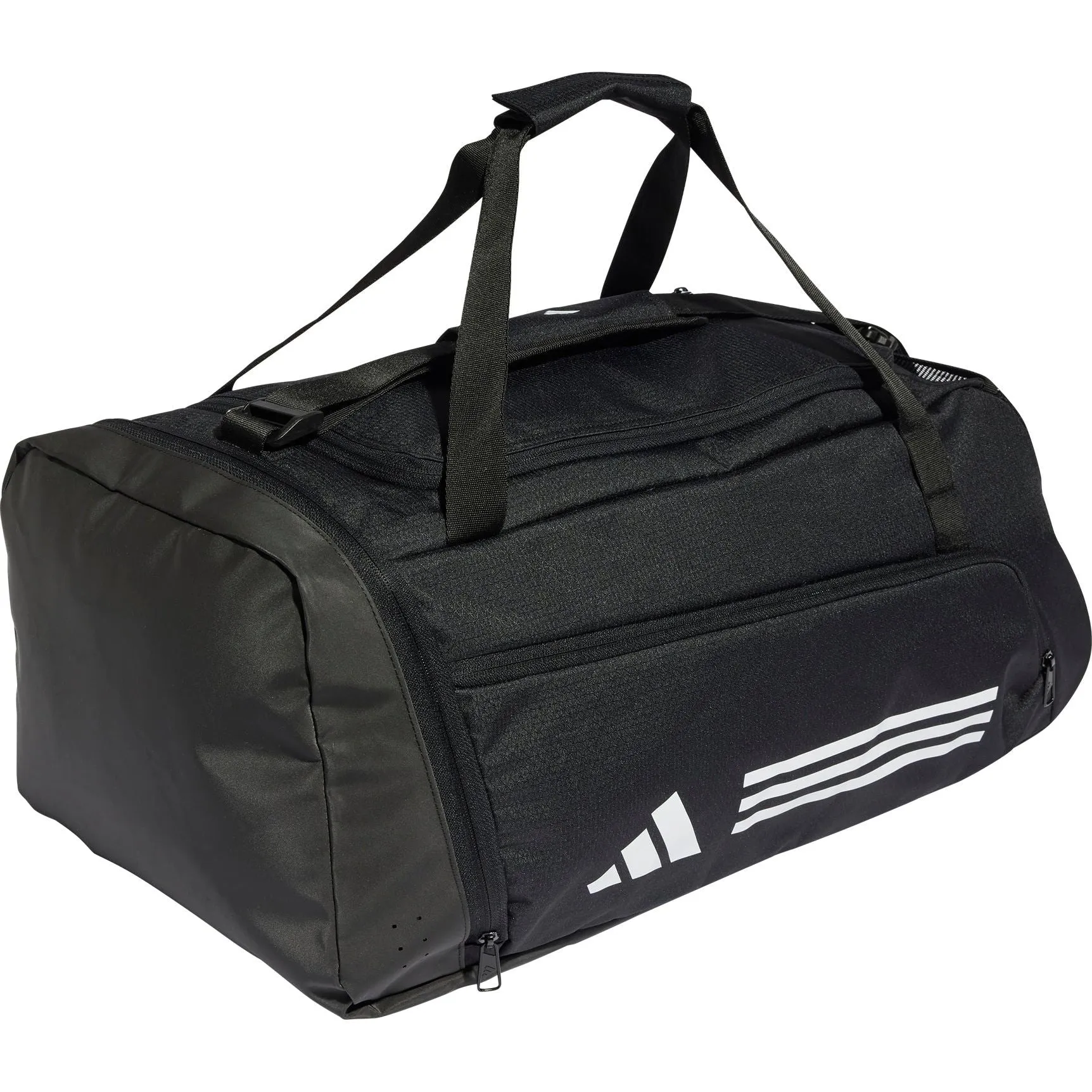 adidas Essentials 3 Stripes Holdall - Black