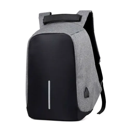 Anti-theft Bag Men Laptop Rucksack Travel Backpack USB Charge College