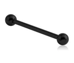 Barbell - 14g Titanium - Black