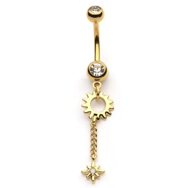 Belly Ring - Sun Star