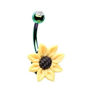 Belly Ring - Sunflower