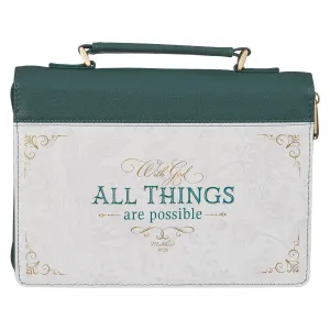 Bible Case: Teal, All Things, L