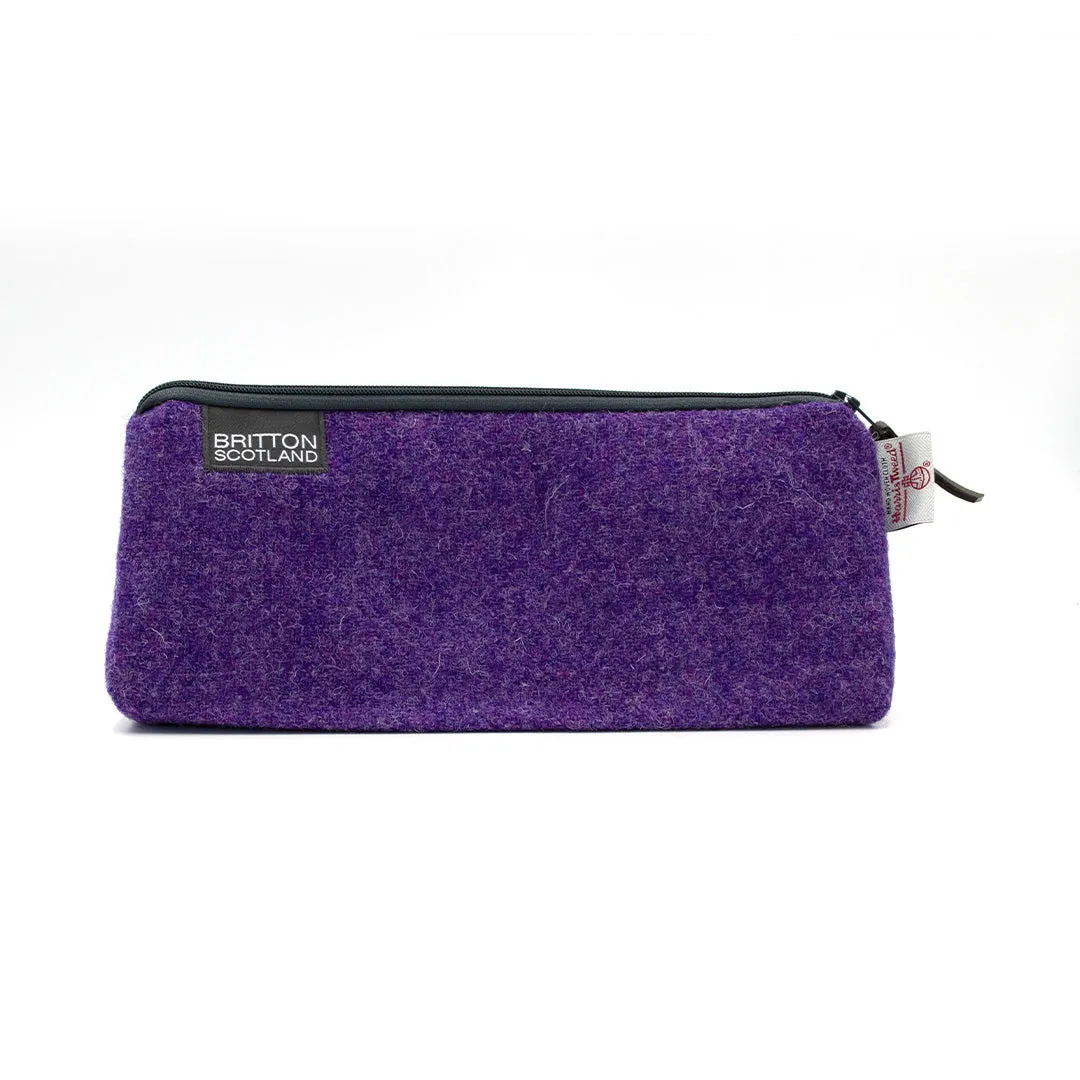 Britton Scotland Handmade Harris Tweed Medium Pencil Case