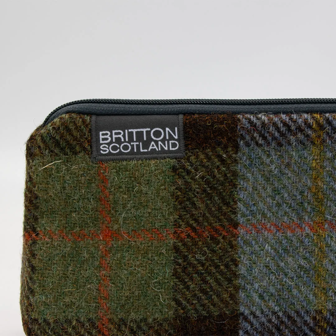 Britton Scotland Handmade Harris Tweed Medium Pencil Case