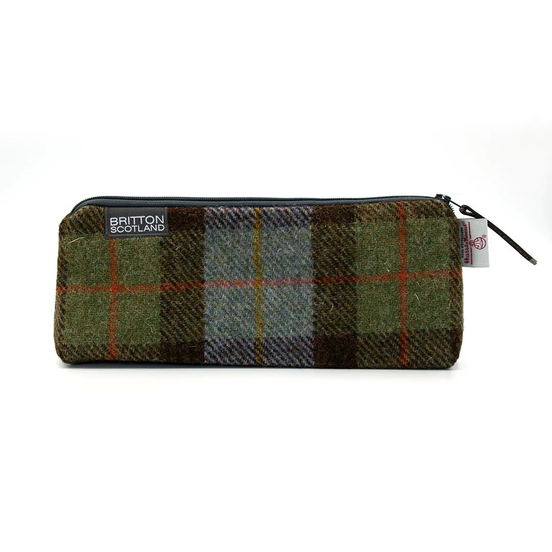 Britton Scotland Handmade Harris Tweed Medium Pencil Case