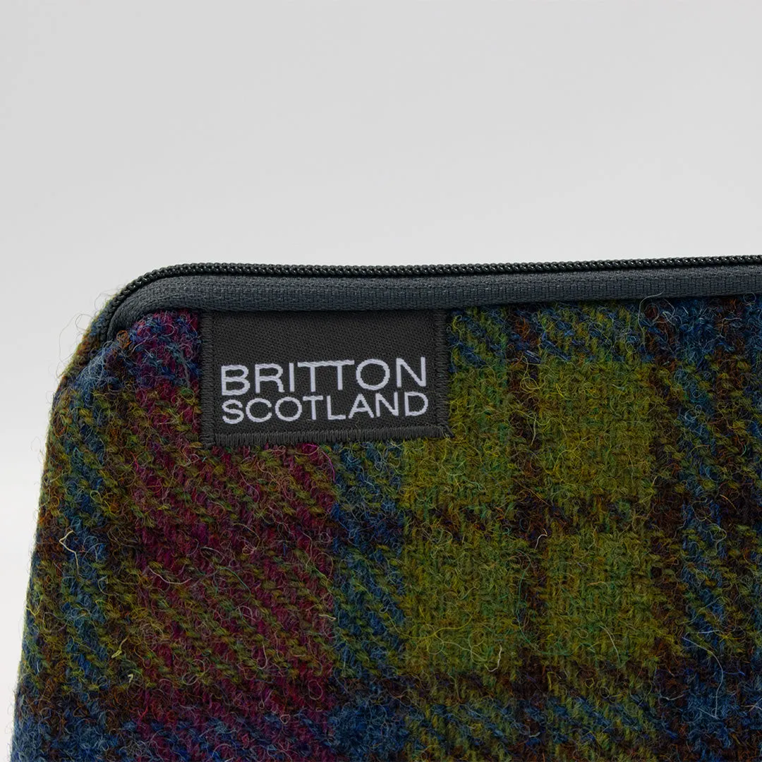 Britton Scotland Handmade Harris Tweed Medium Pencil Case