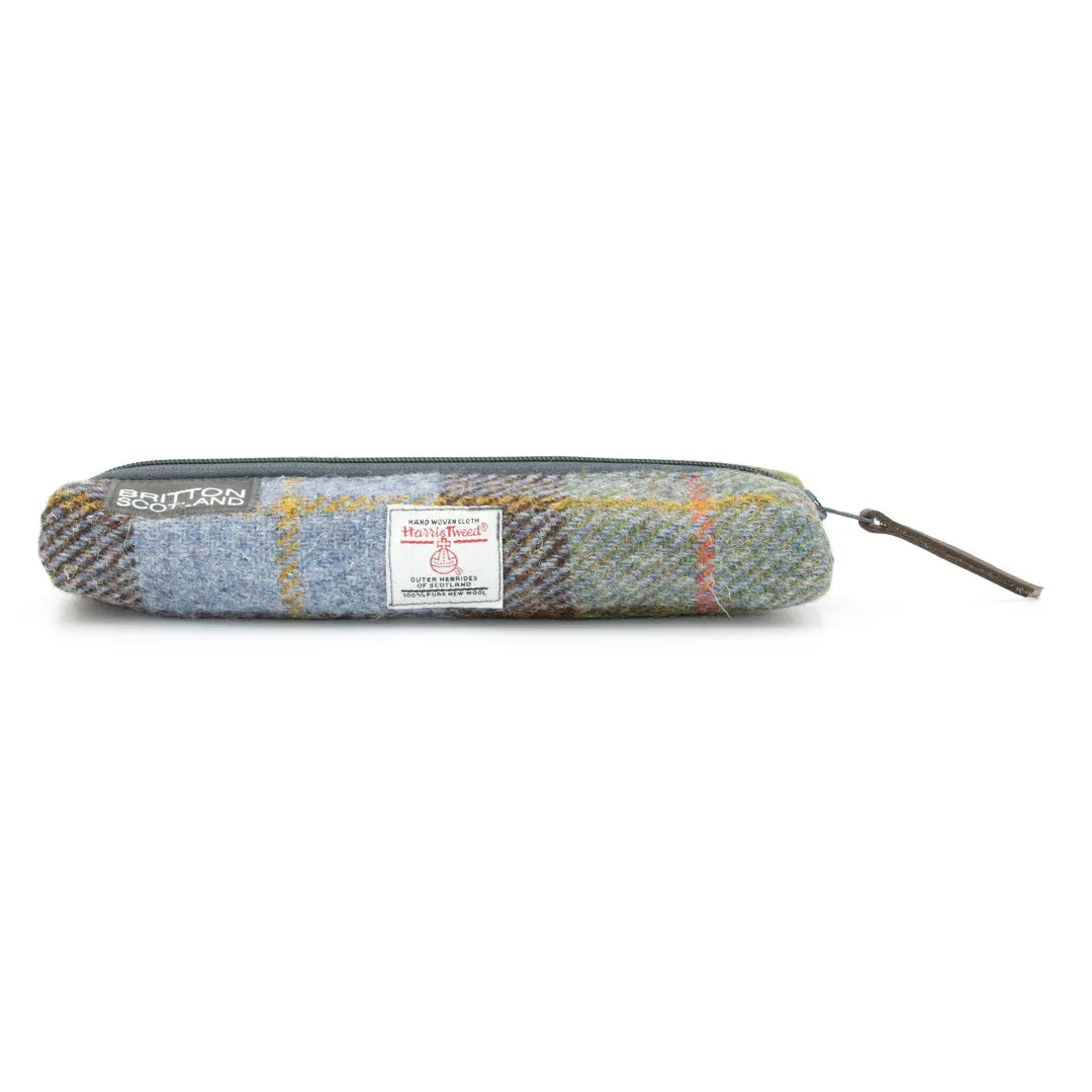 Britton Scotland Handmade Harris Tweed Slim Pencil Case