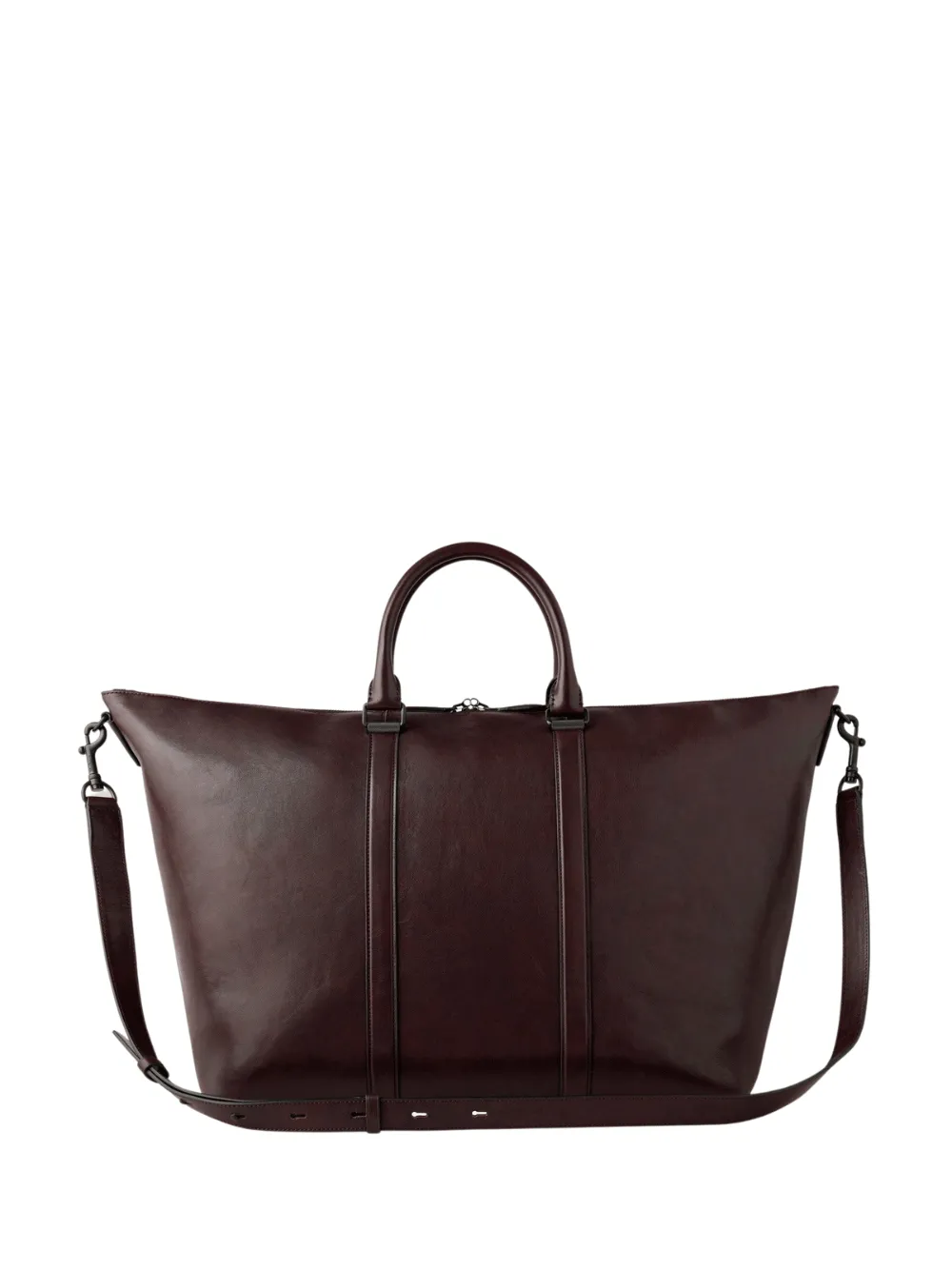 Camberwell 24hr Weekender Two Tone Leather (Dark Chocolate)