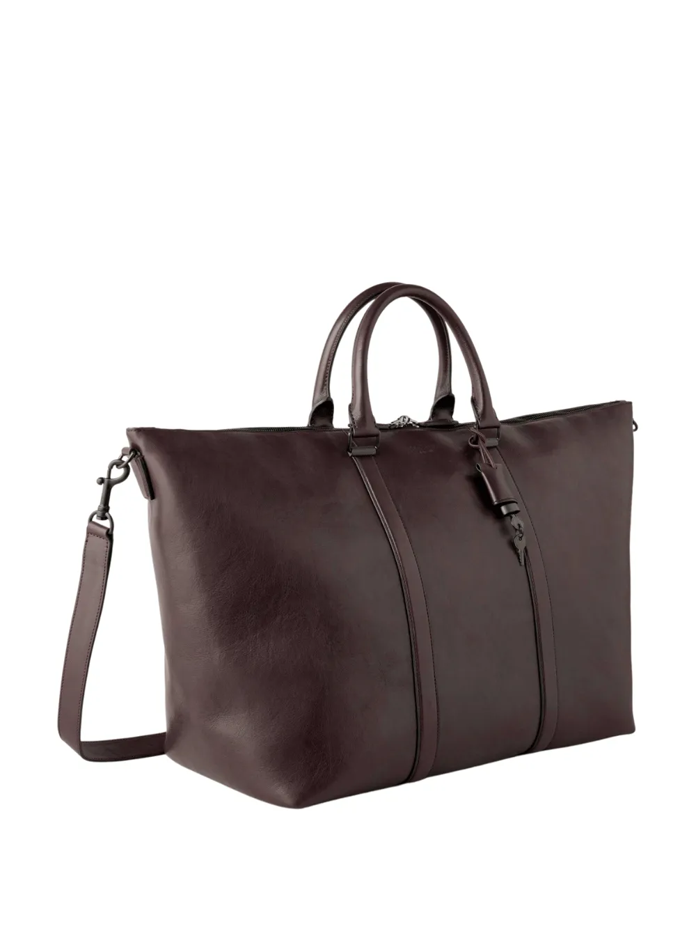 Camberwell 24hr Weekender Two Tone Leather (Dark Chocolate)