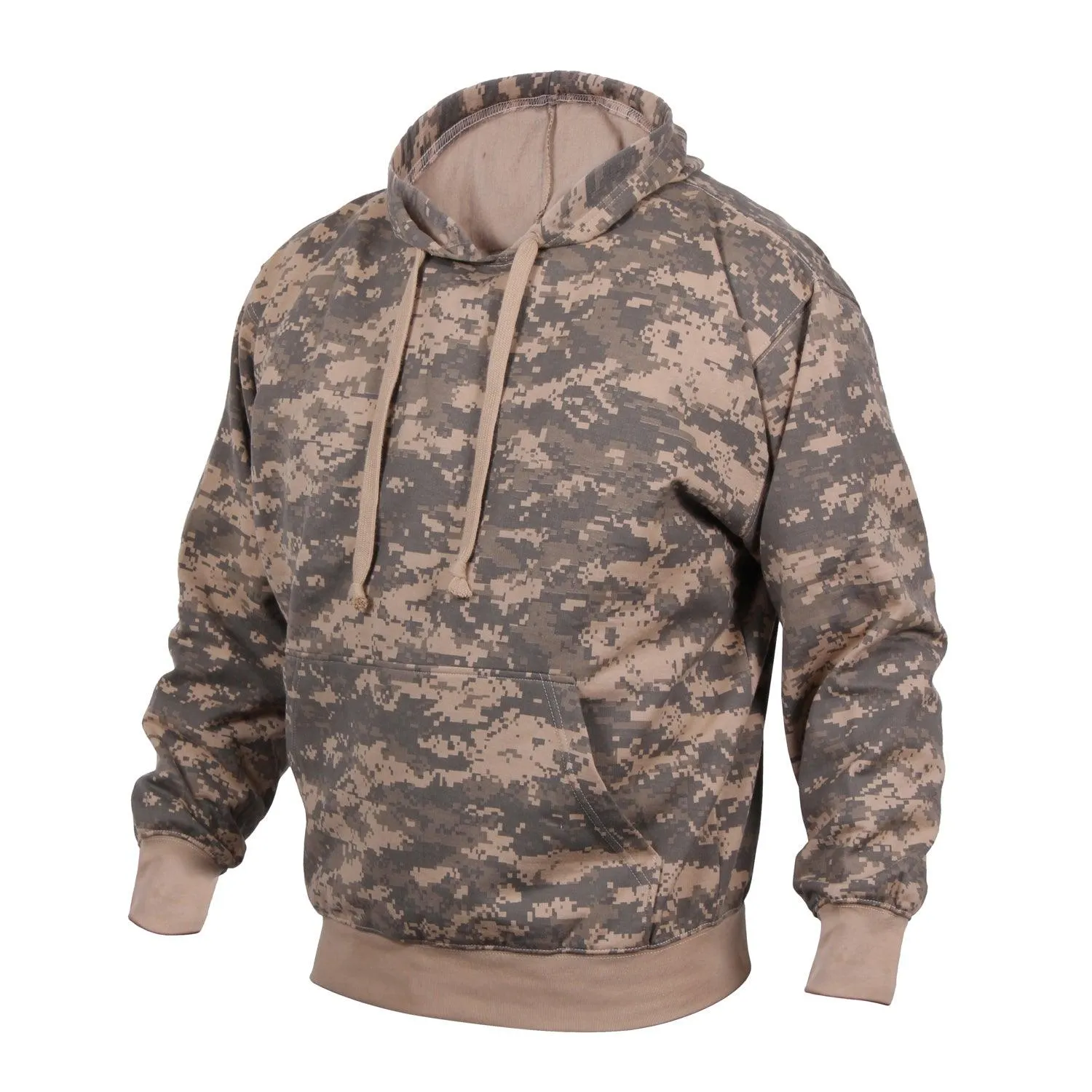 Camo Pullover Hooded Sweatshirt