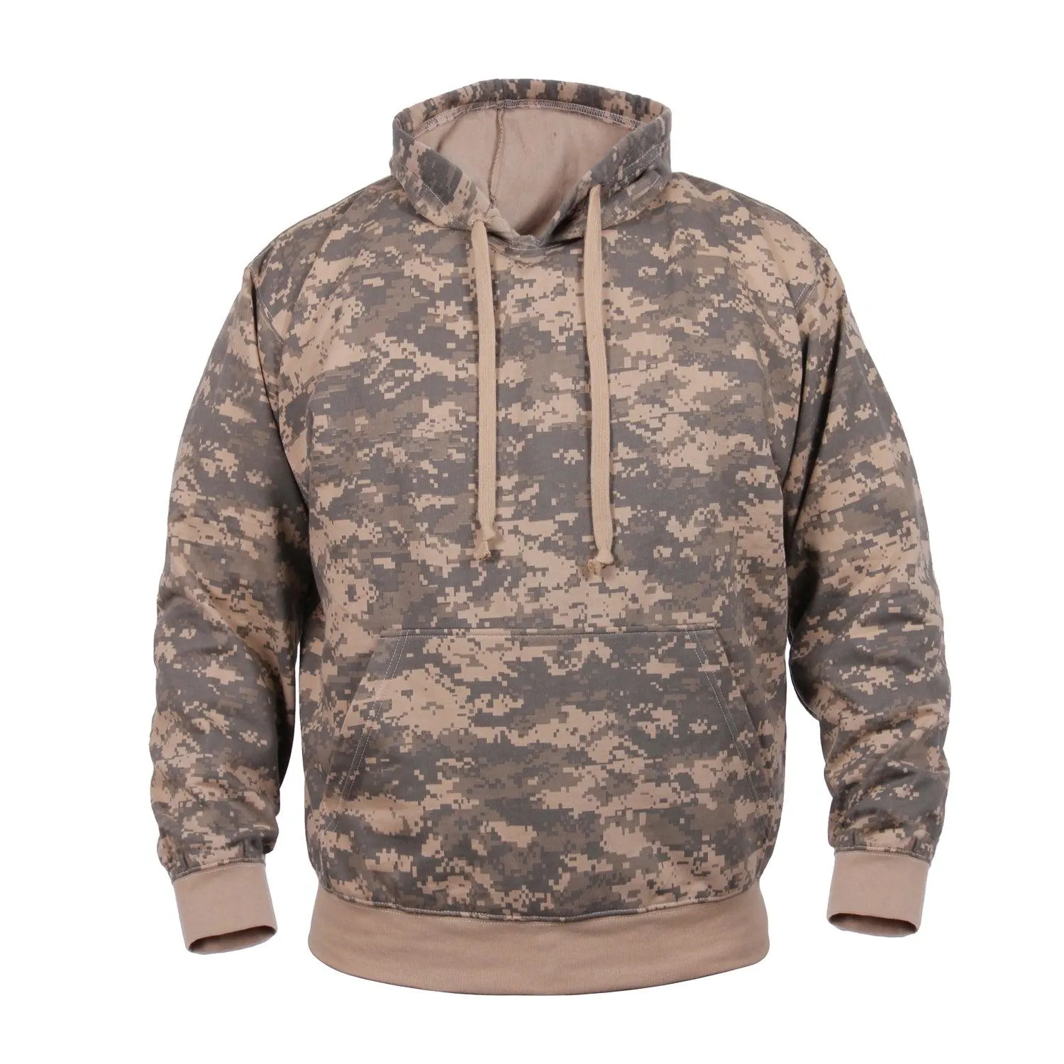 Camo Pullover Hooded Sweatshirt