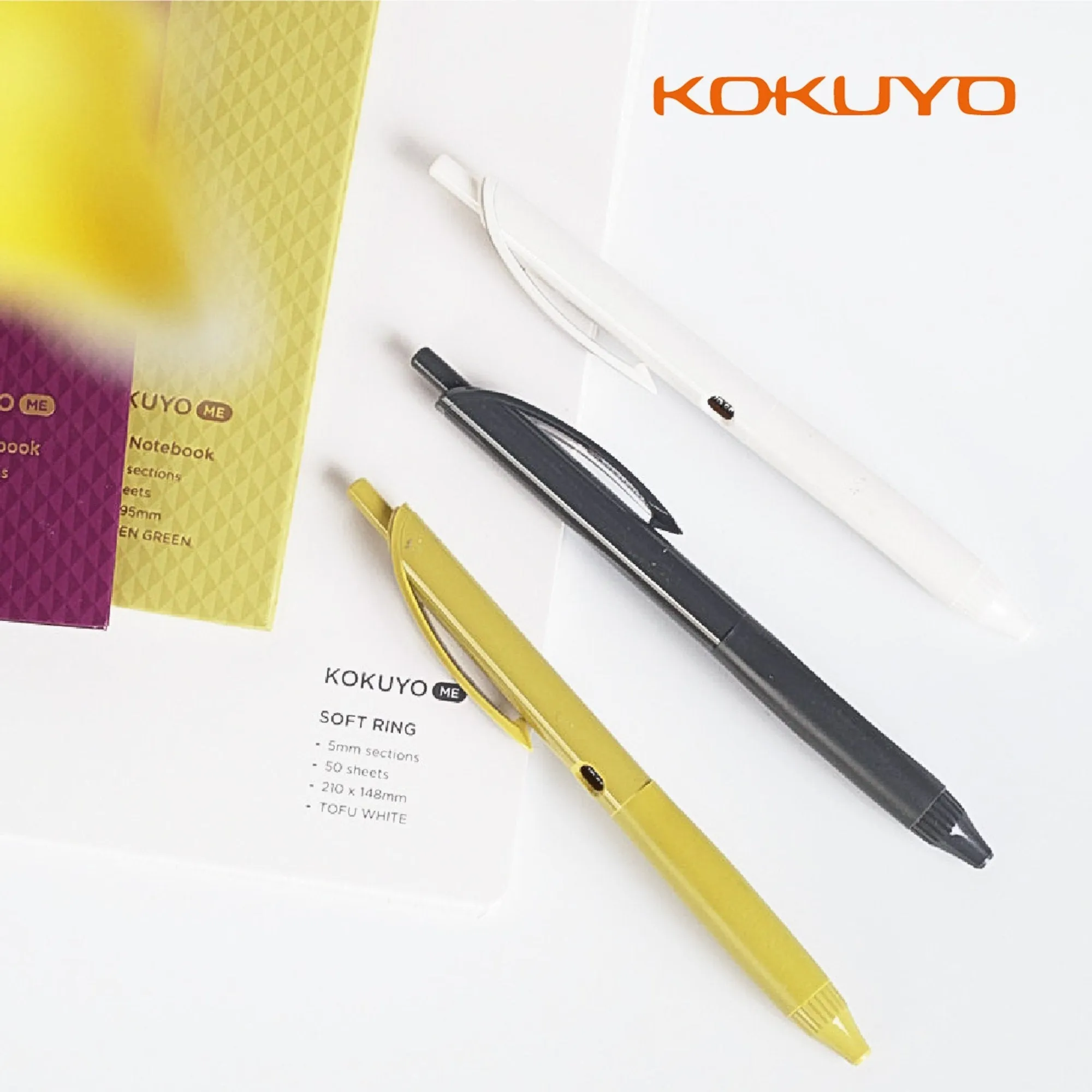 CHIC PLUM 0.5mm Single Pen or Set | Kokuyo "ME" Series Retractable Gel Pen