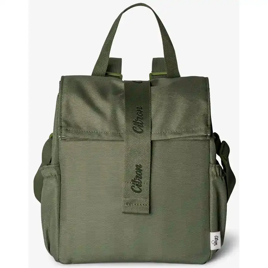 Citron 2022 Insulated Rollup Lunch Bag (Olive Green)