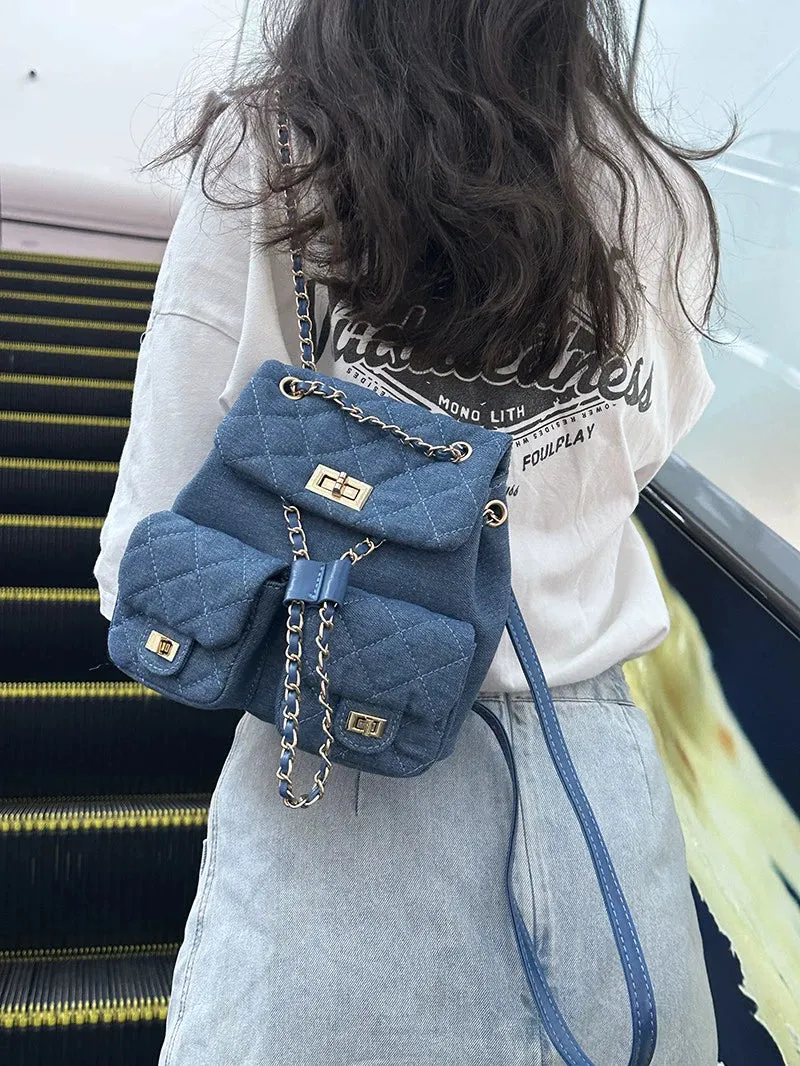 Classic Style All-Match Student Bag Fashion Trend Chain