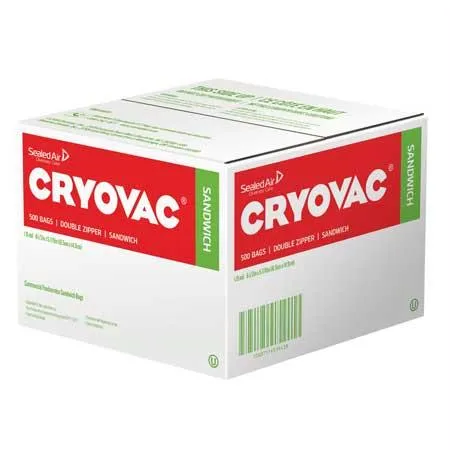 Cryovac Brand Resealable Sandwich Bags(Sandwich)