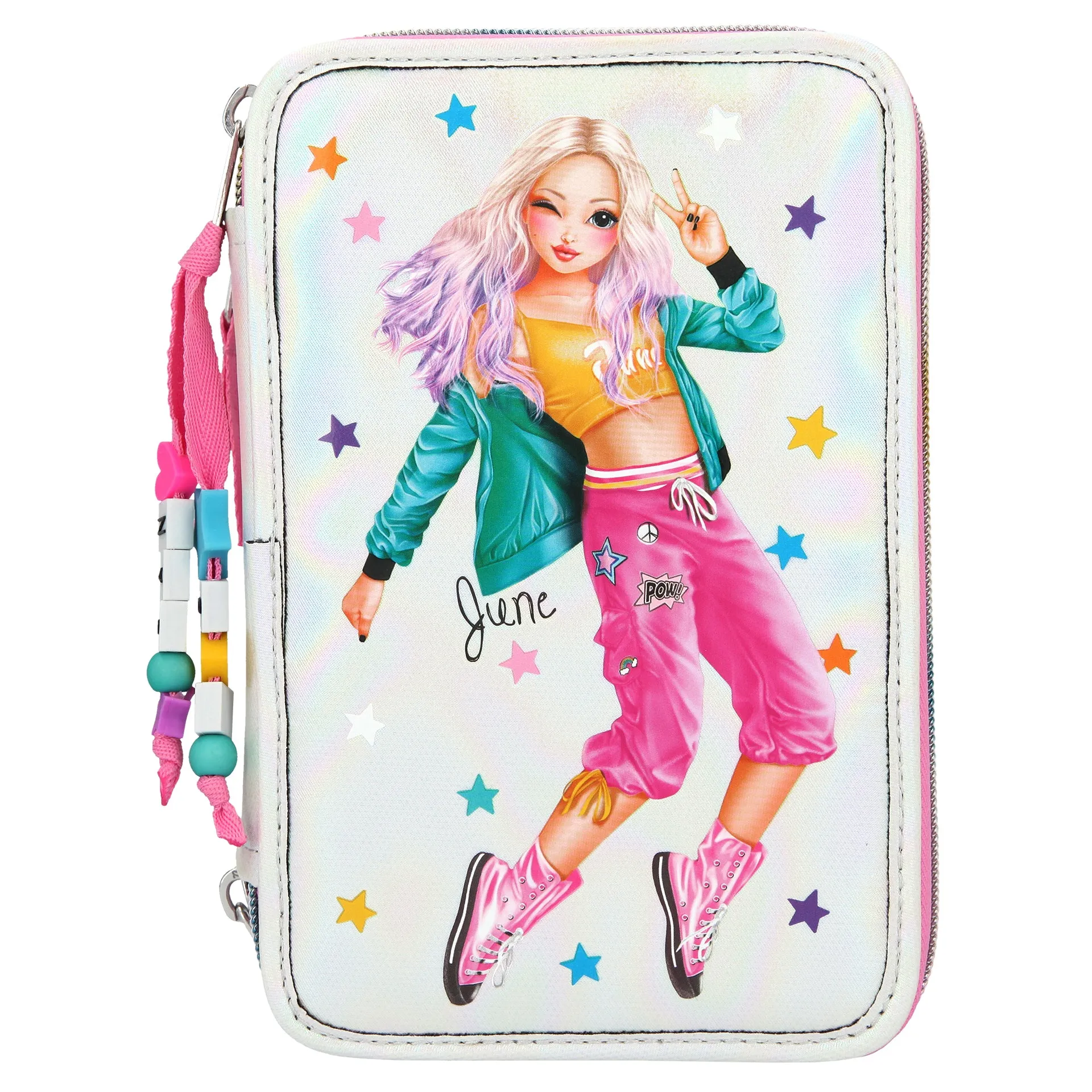 Depesche Topmodel Filled Triple Pencil Case Dance