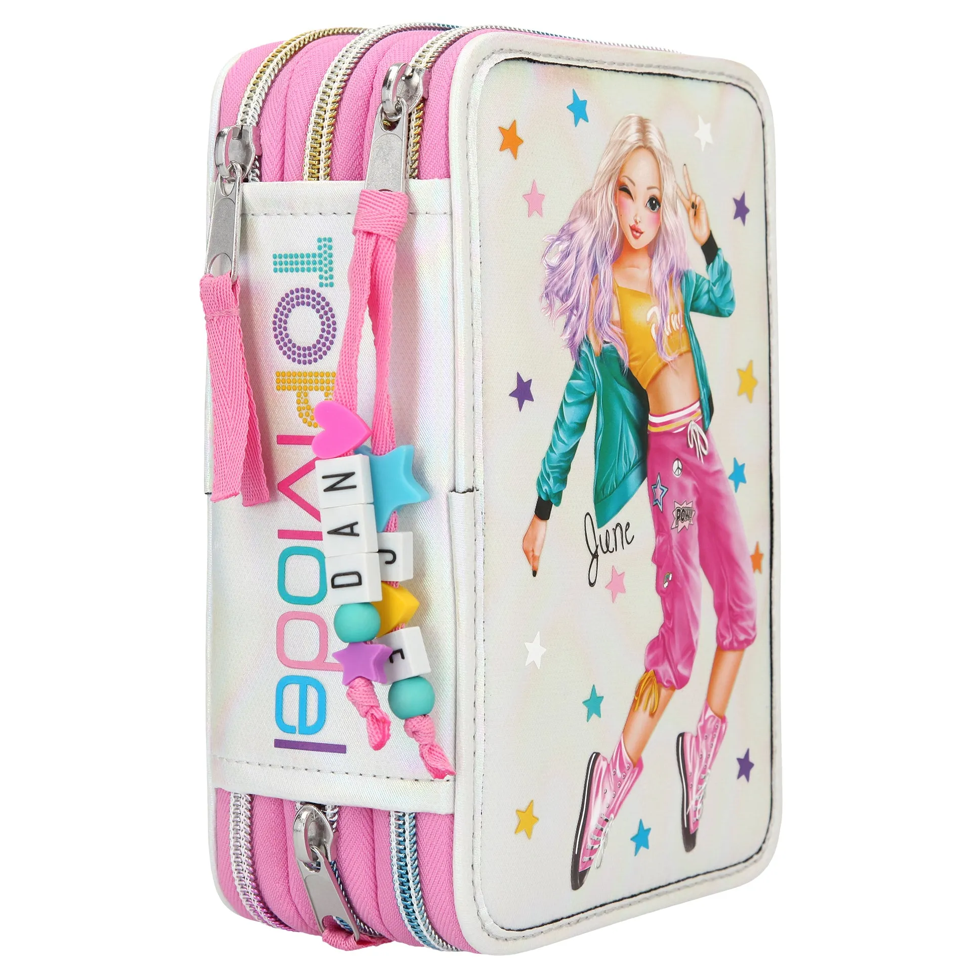 Depesche Topmodel Filled Triple Pencil Case Dance