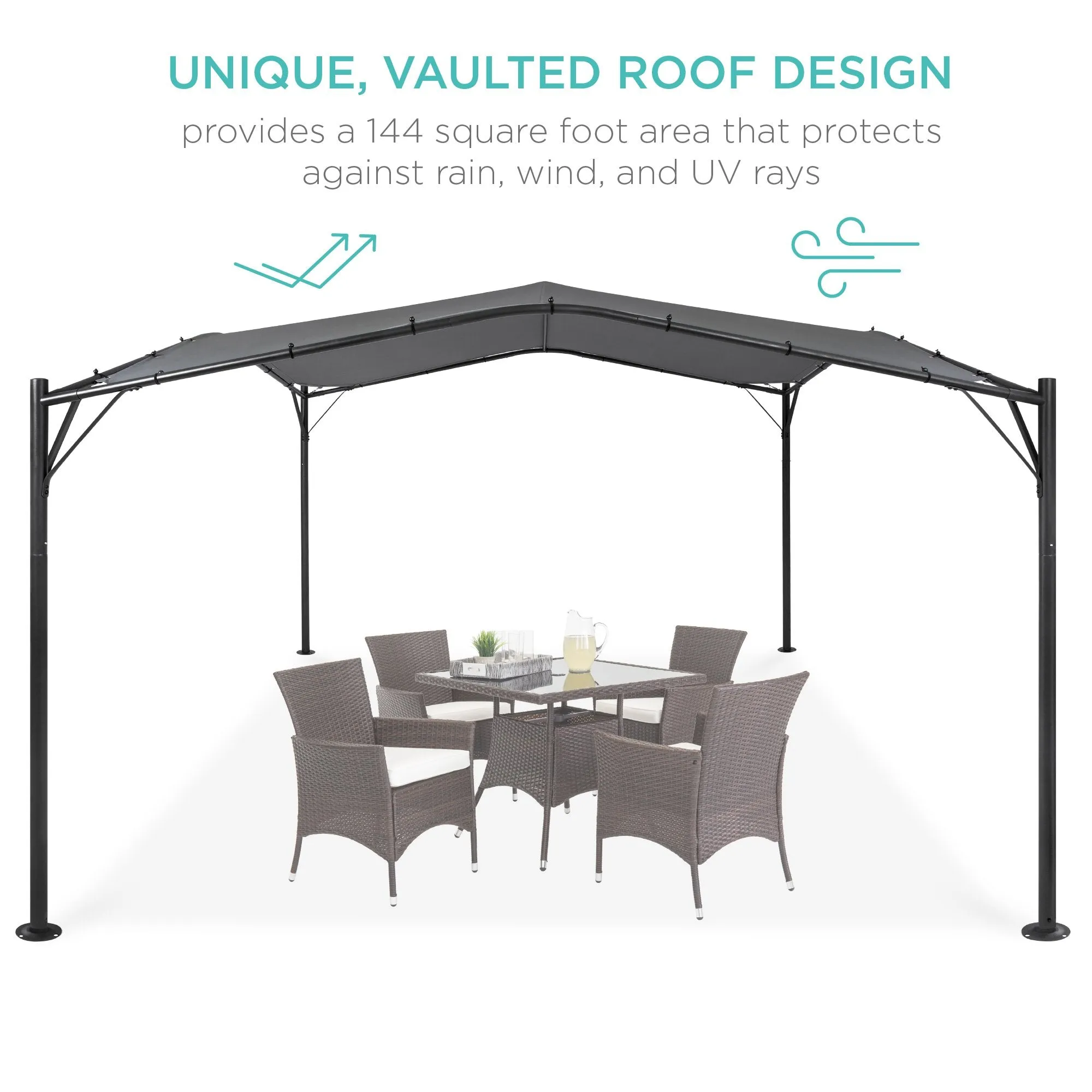 Gazebo Canopy w/ Weighted Bags