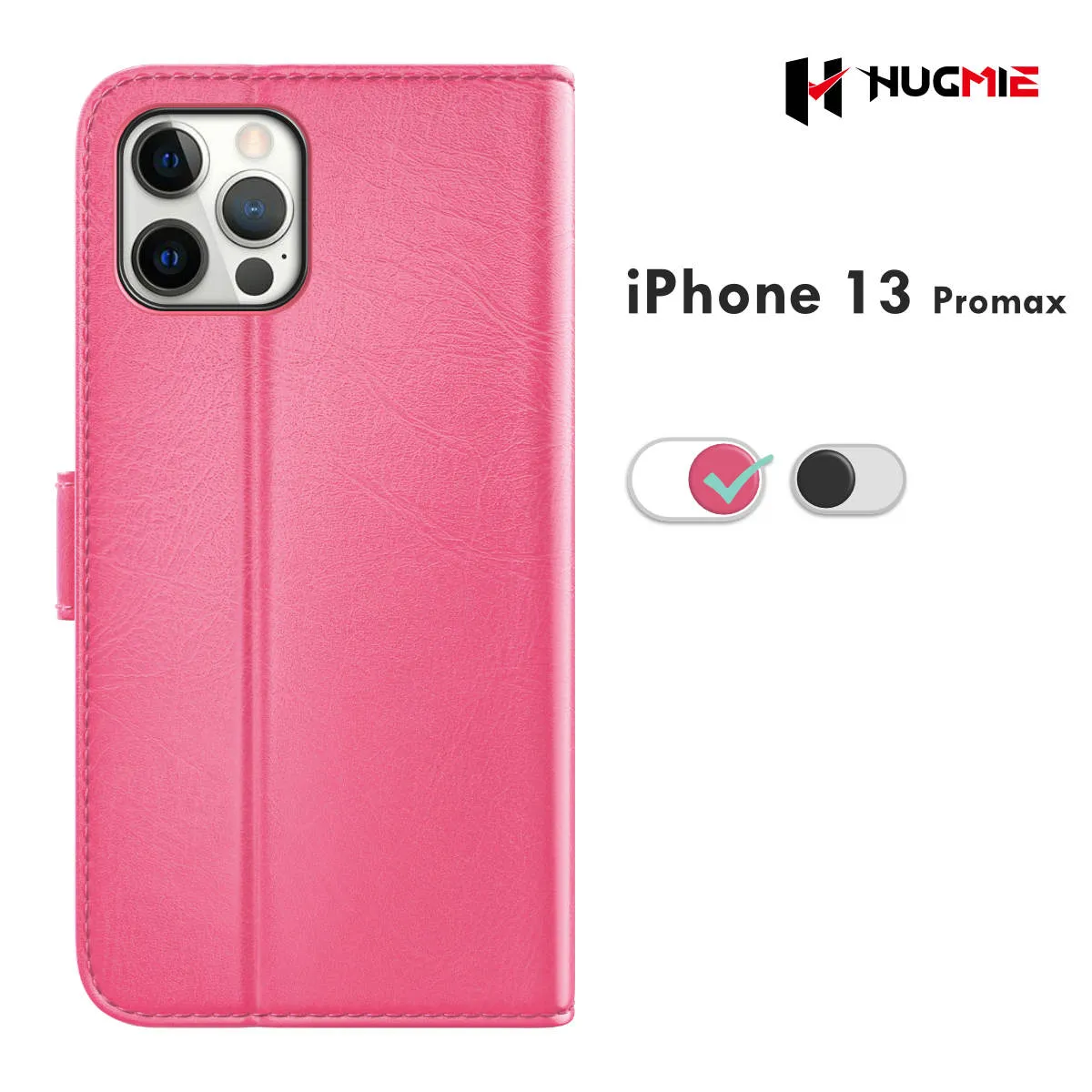 Hugmie® Classic Series iPhone 13 Pro Max Leather Folio Case