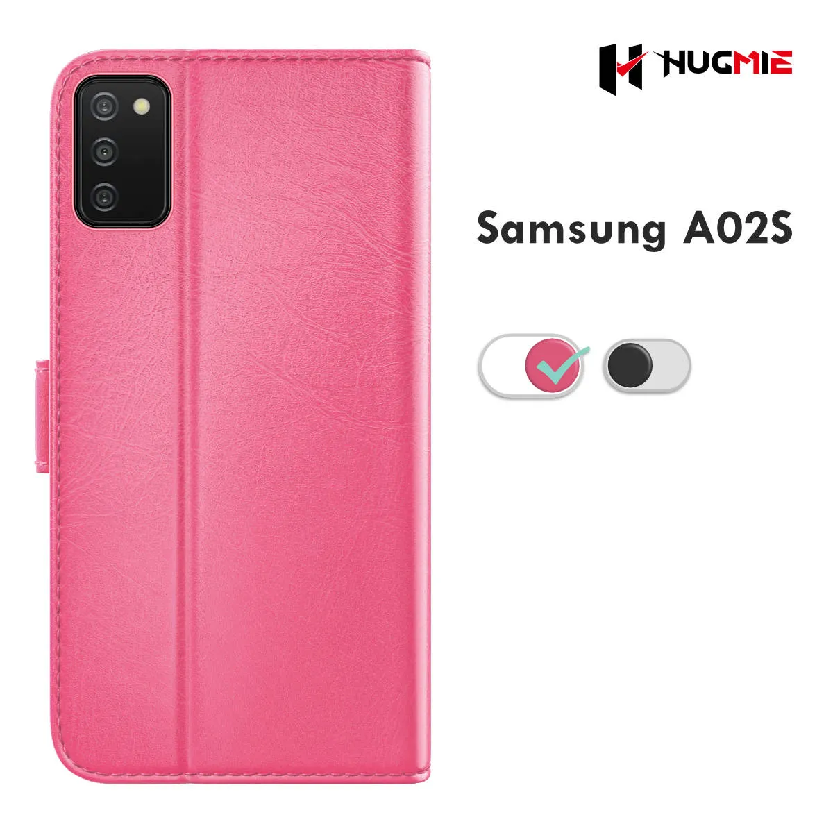 Hugmie® Classic Series Samsung A02s Leather Folio Case