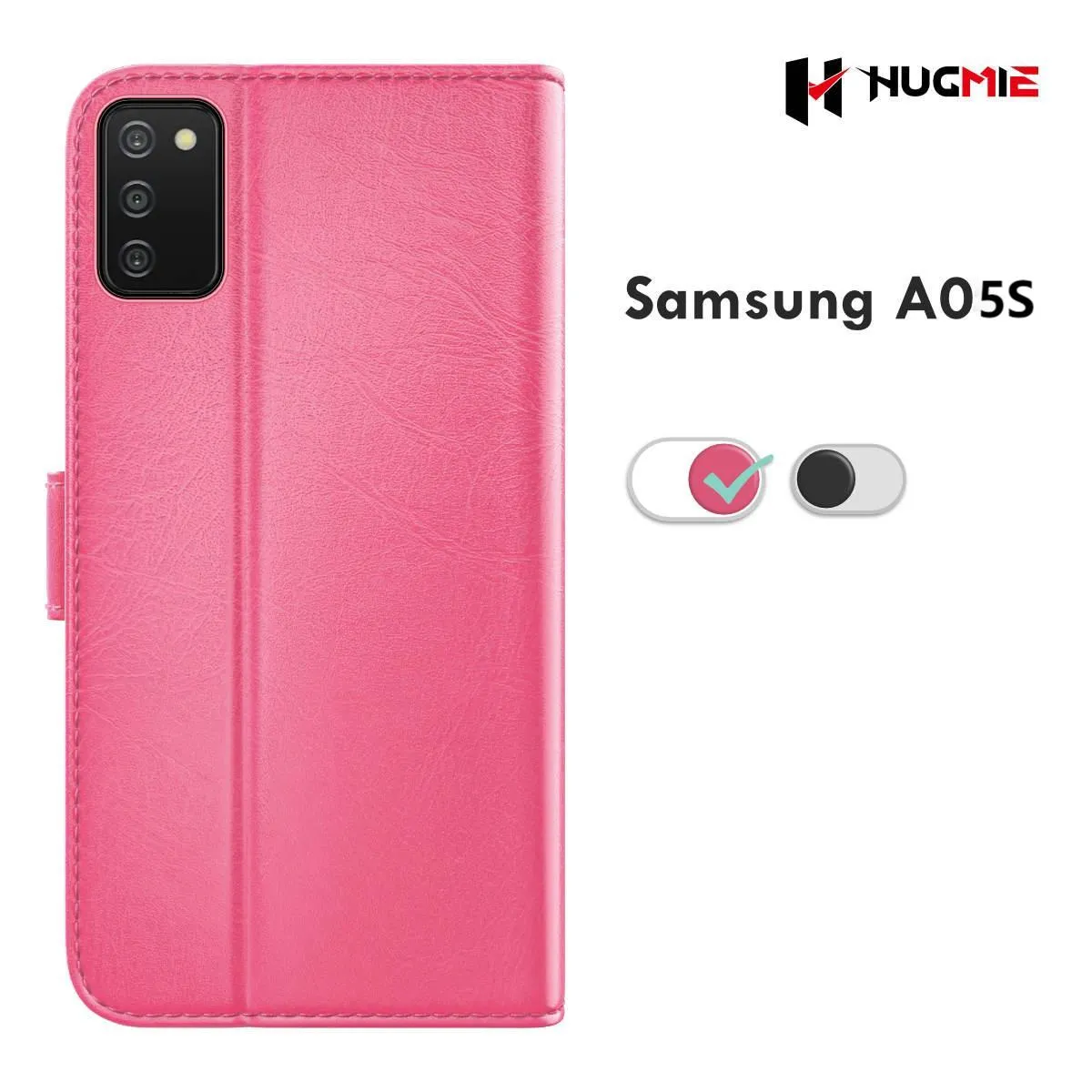 Hugmie® Classic Series Samsung A05s Leather Folio Case