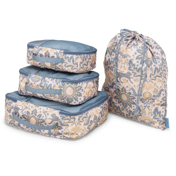 Joules Damask Set of Packing Cubes