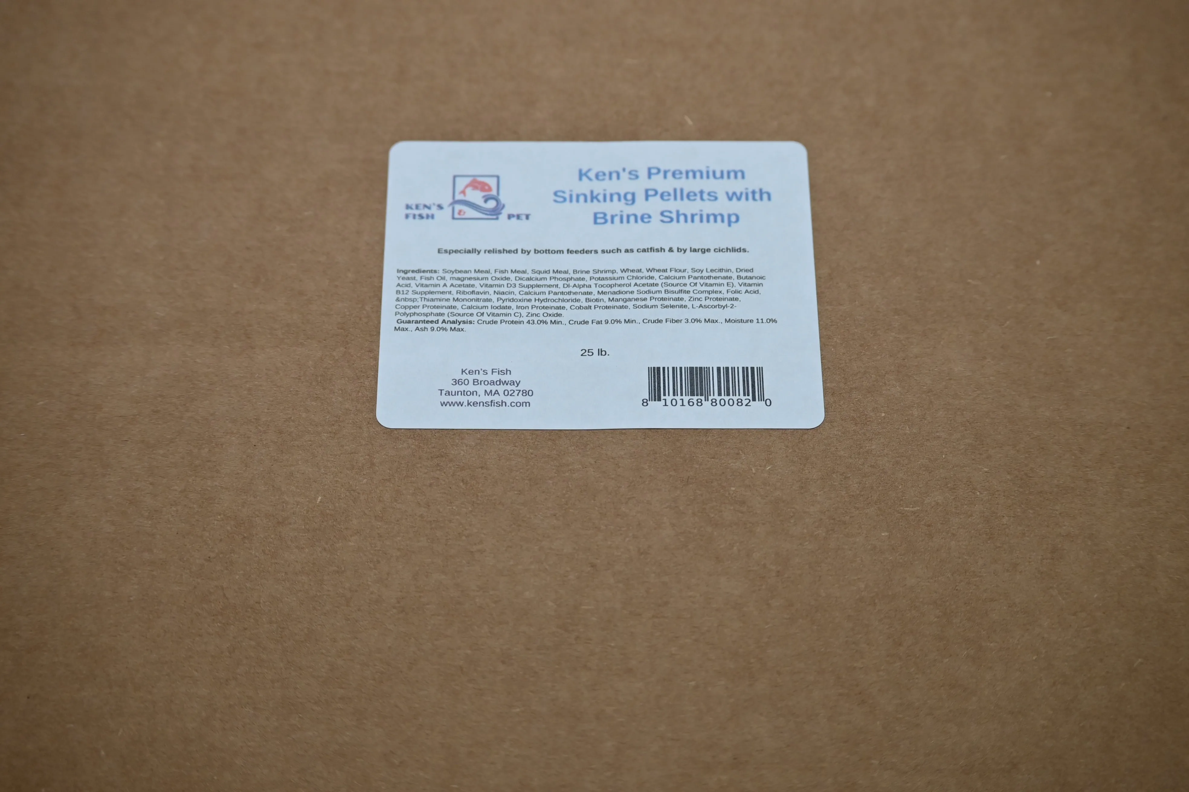 Ken's Premium Sinking Pellets with Brine Shrimp