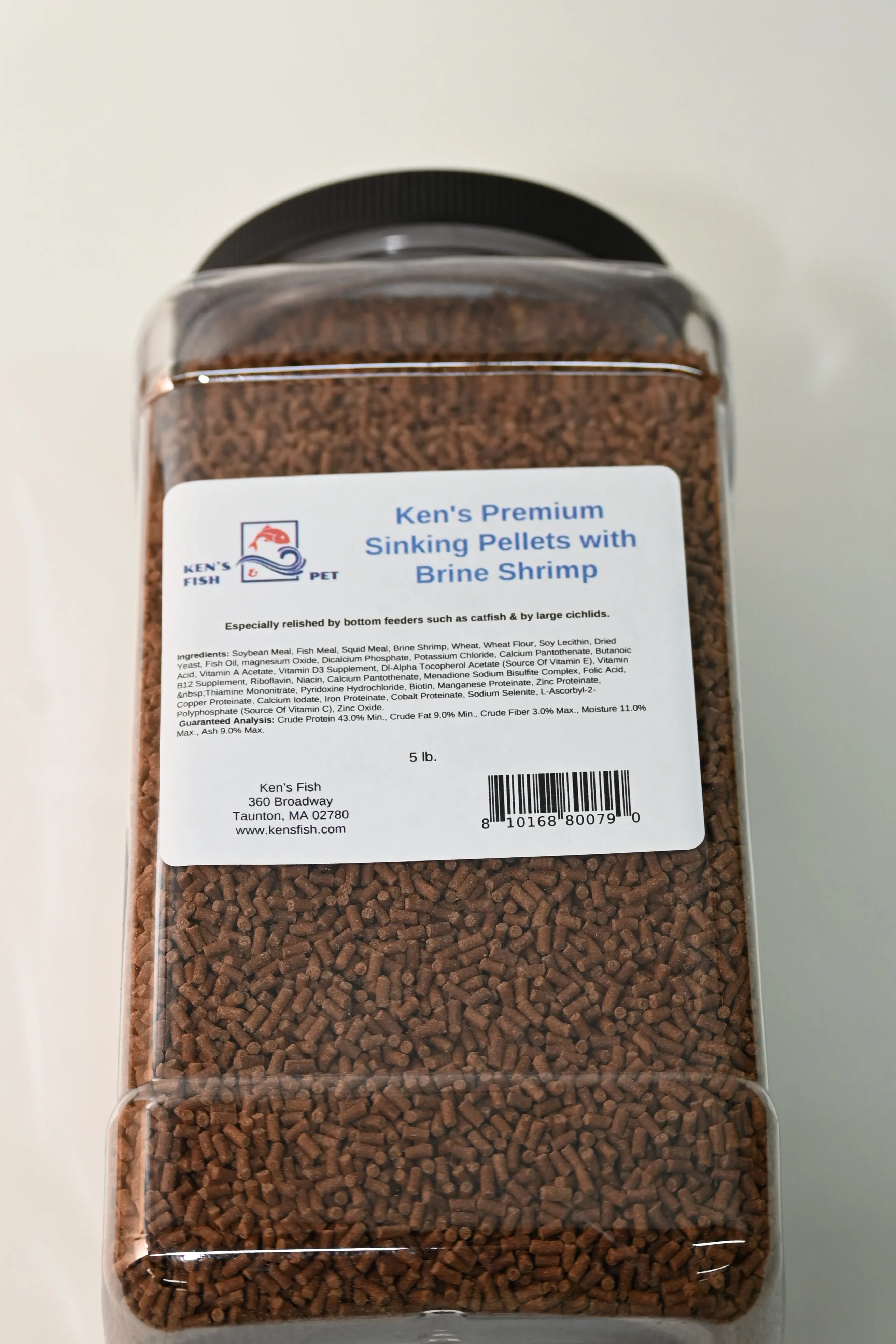 Ken's Premium Sinking Pellets with Brine Shrimp