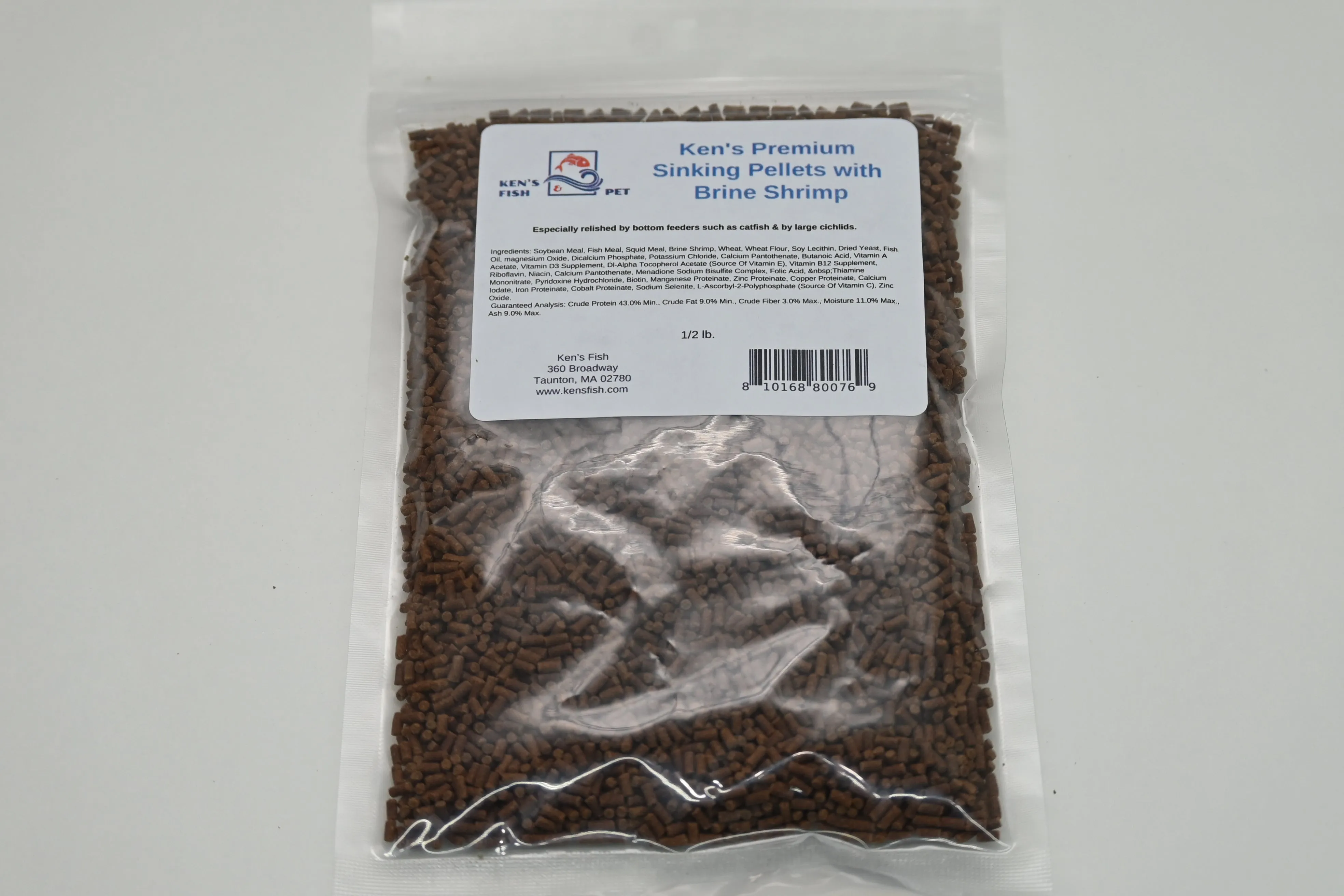 Ken's Premium Sinking Pellets with Brine Shrimp