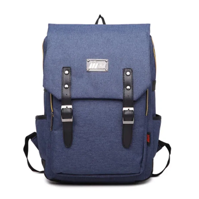 KIylethomasw Drop shipping New Women Canvas Backpacks for Teenager Girls Men Casual Student School Bag Fashion Travel Rucksacks for Laptop