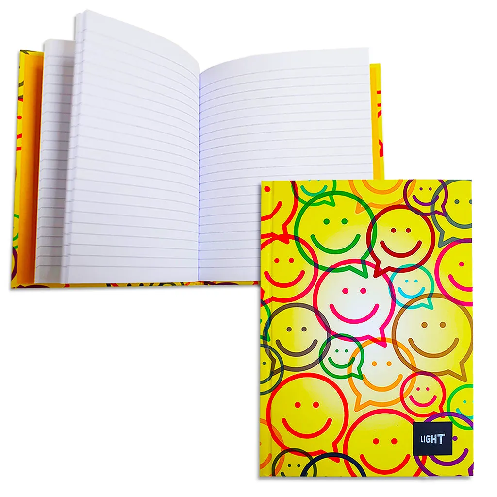 LIGHT® HARD COVER NOTEBOOK SINGLE LINE, A5 - MODEL 1