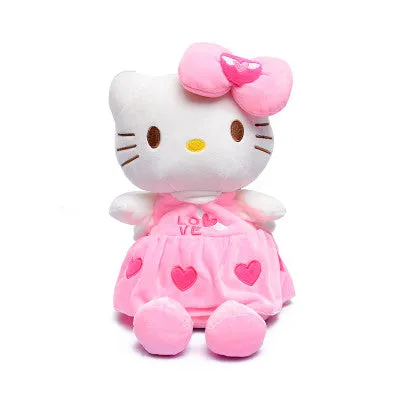 Lovely soft stereo hello kitty plush backpack toys hobbies school bag dolls Minnie plush children backpack mochila student bags