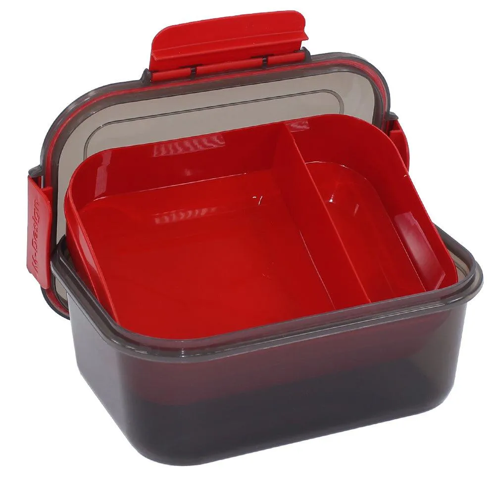 M Design Lunch Box, 1.6 Liter - Black