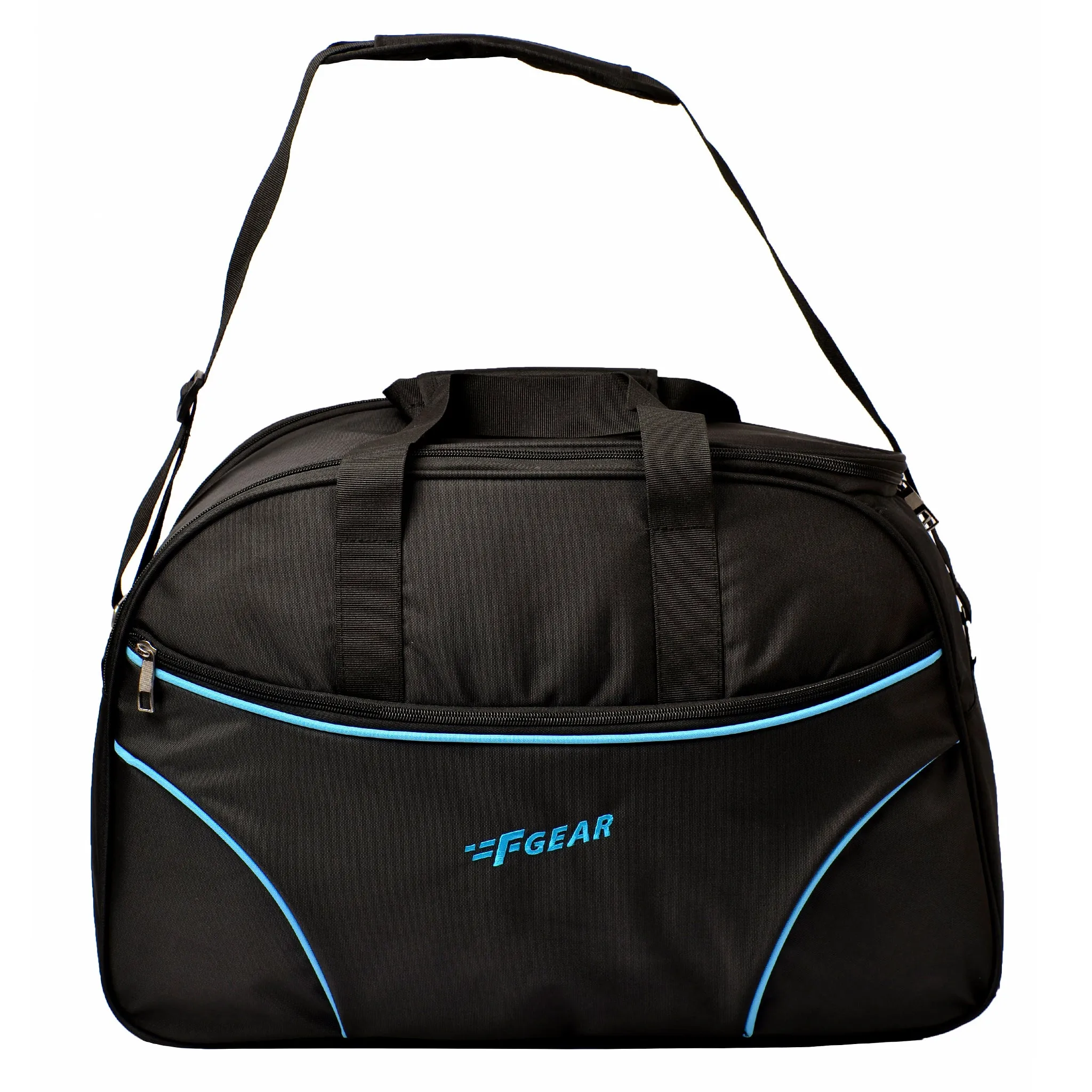 Maverick 45L Black Blue Travel Duffel