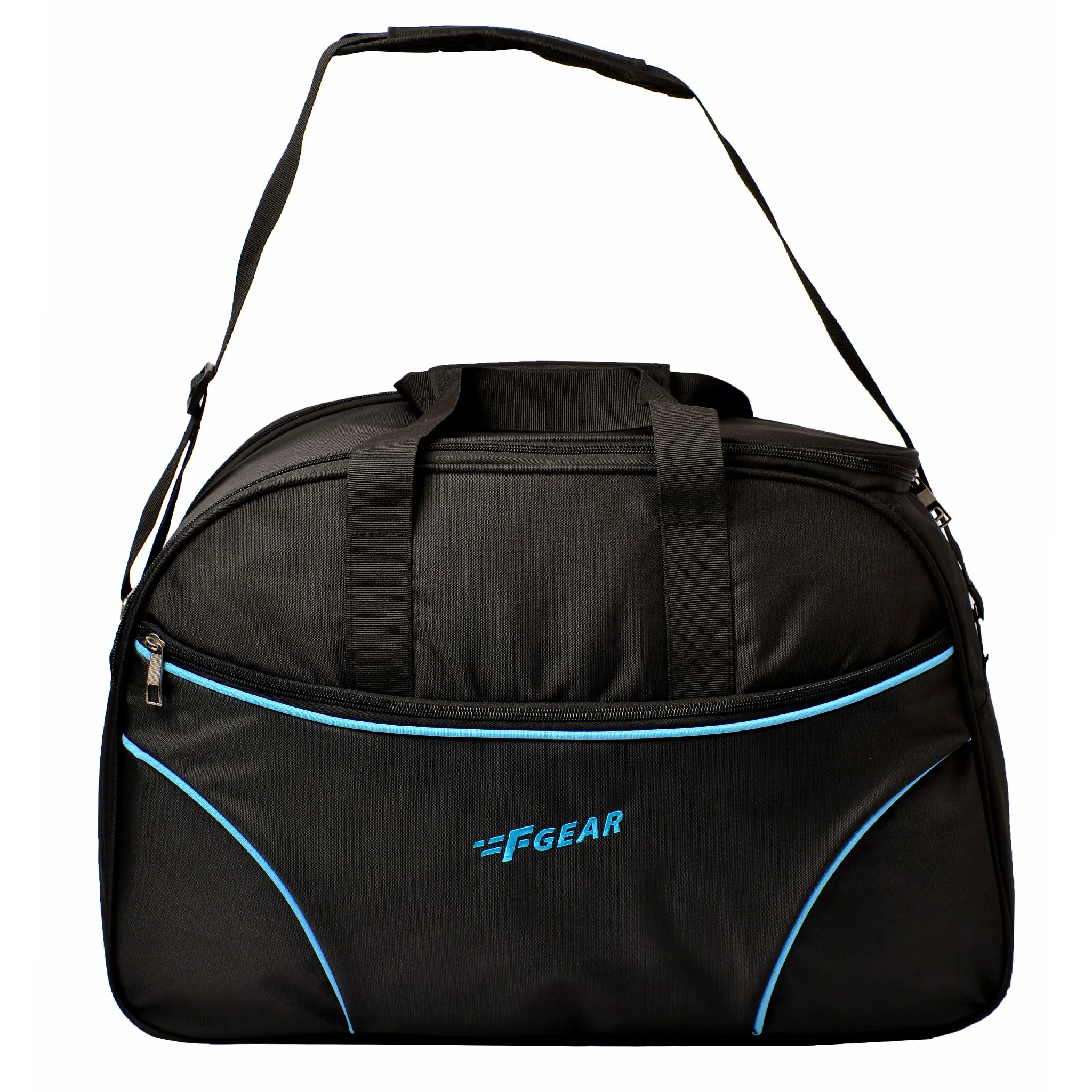 Maverick 45L Black Blue Travel Duffel