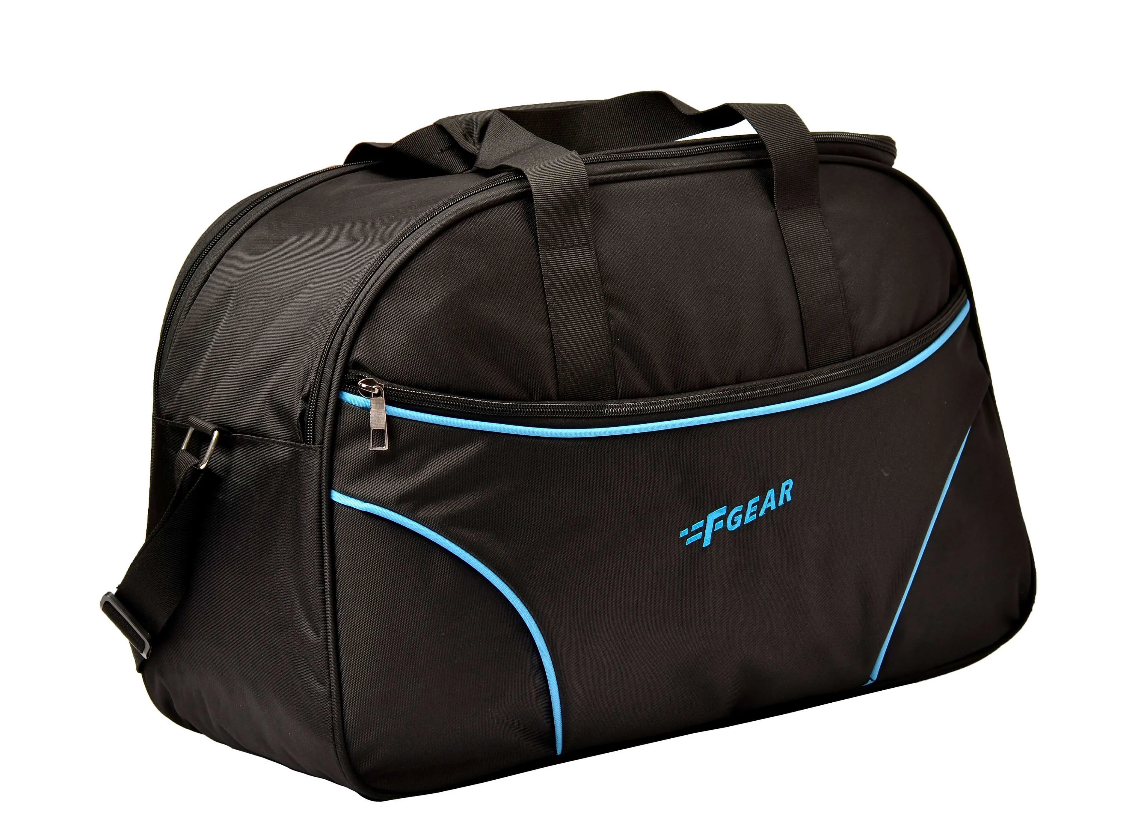 Maverick 45L Black Blue Travel Duffel