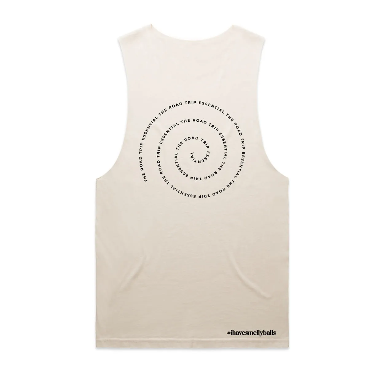 Men’s Trippin’ Balls Singlet - Salty White