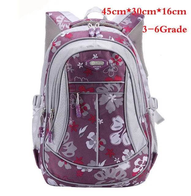 New Floral Printing Children School Bags Backpack For Teenage Girls Boys Teenagers Trendy kids Book Bag Student Satchel mochilas