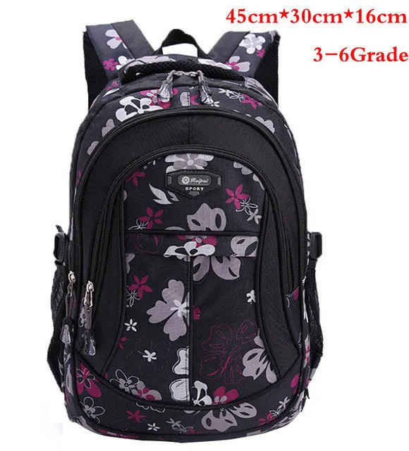 New Floral Printing Children School Bags Backpack For Teenage Girls Boys Teenagers Trendy kids Book Bag Student Satchel mochilas