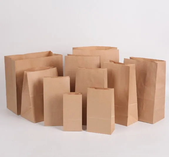 Paper Bags, Brown Paper Bags, Kraft Paper Bags, Paper Gift Bags, Shopping Bags, Retail Merchandise Bags, Paper Bag, Choose Size & Quantity