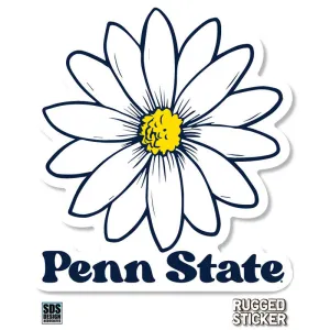 Penn State Flower Rugged Sticker