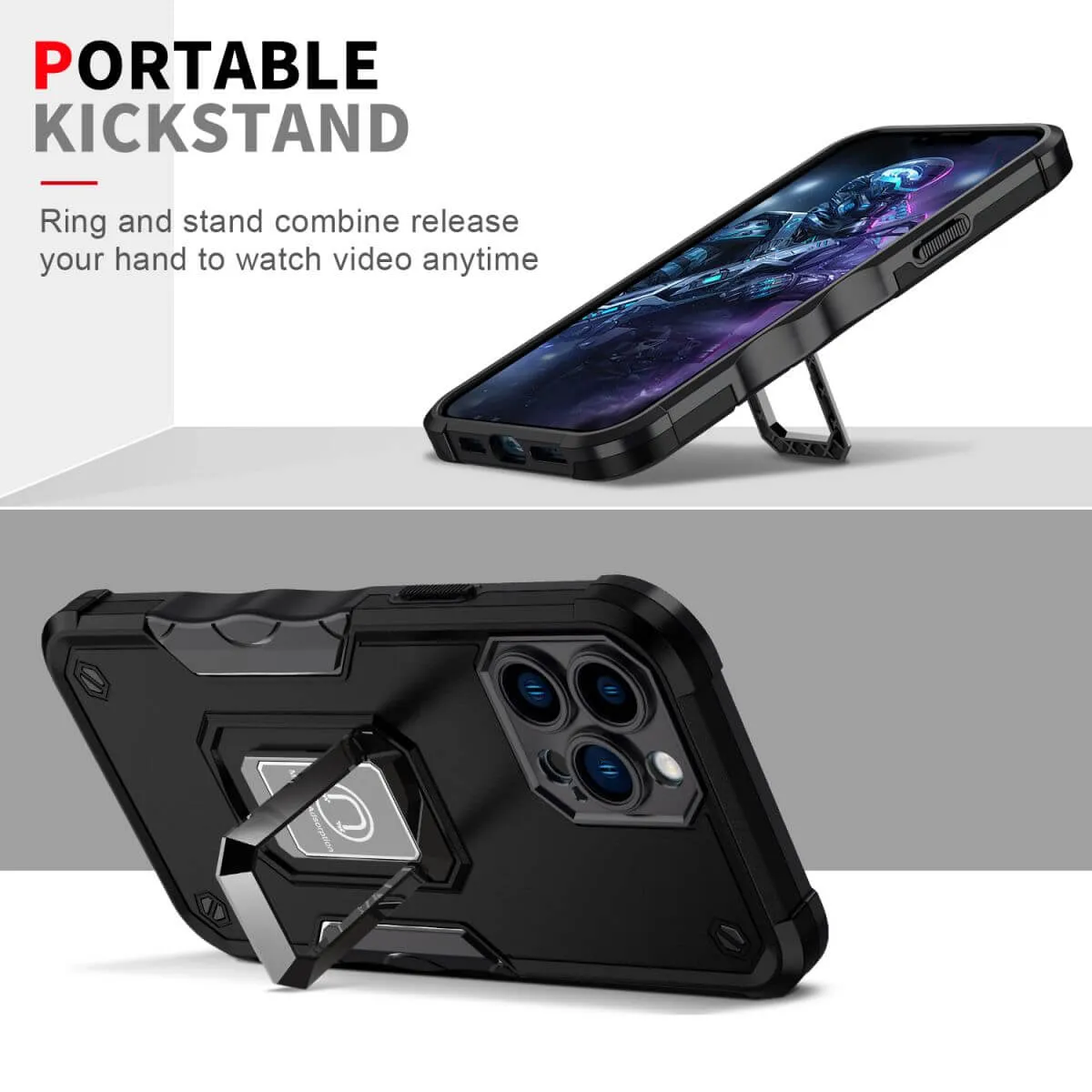 Pop Stand Series iPhone 15 Magnetic Case with Stand