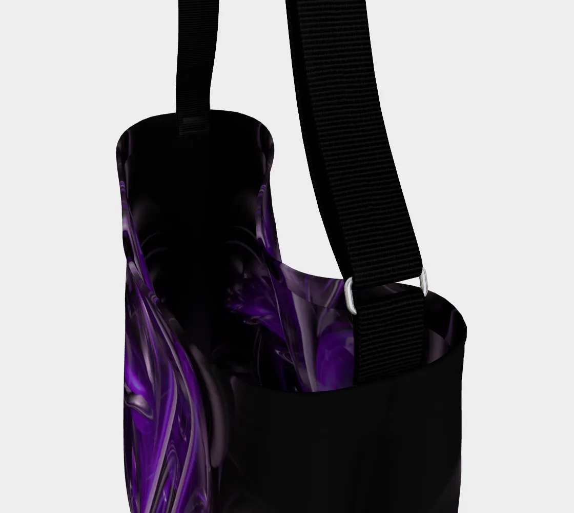 PURPLE ALIEN TOTE BAG