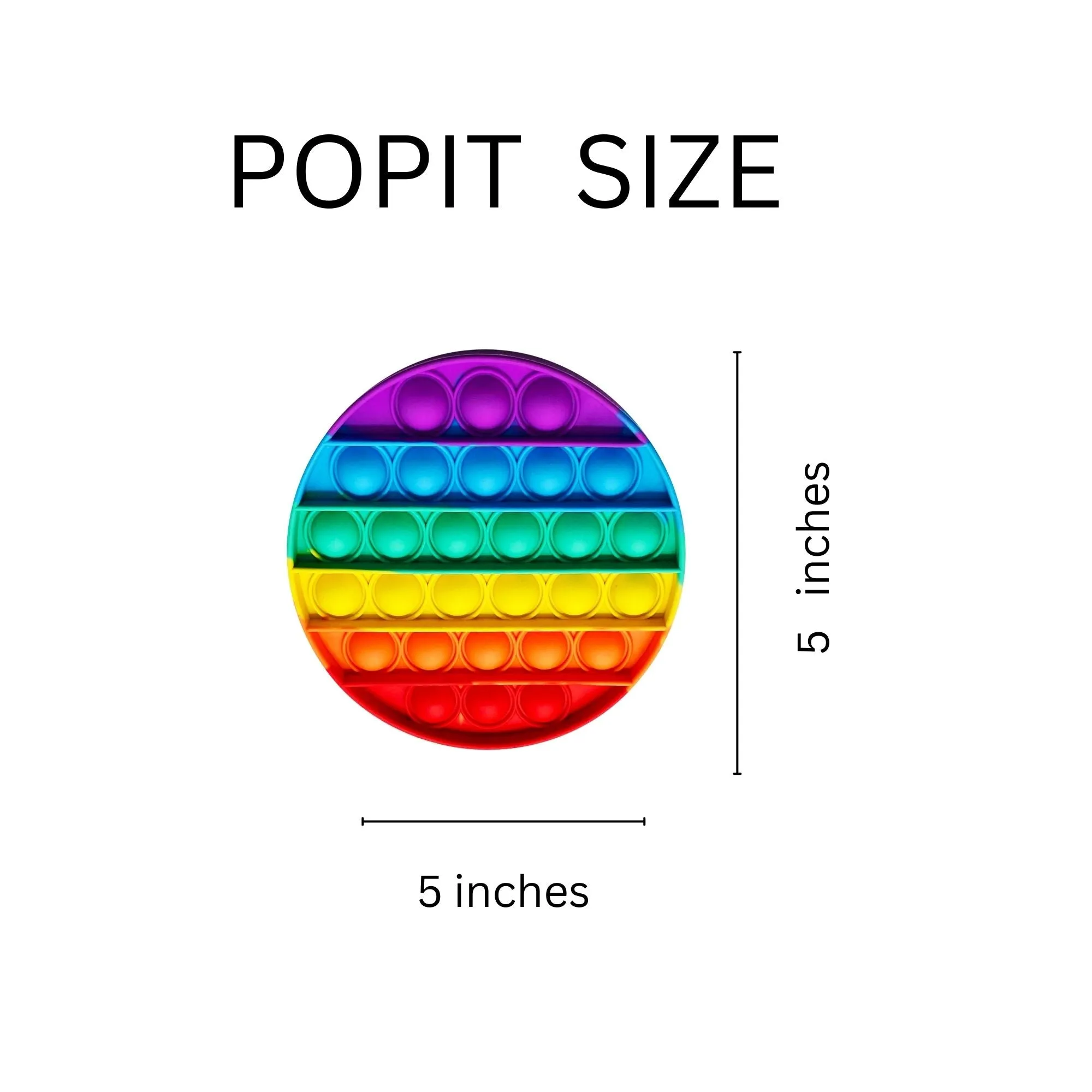 Rainbow Pop It Fidget Toys