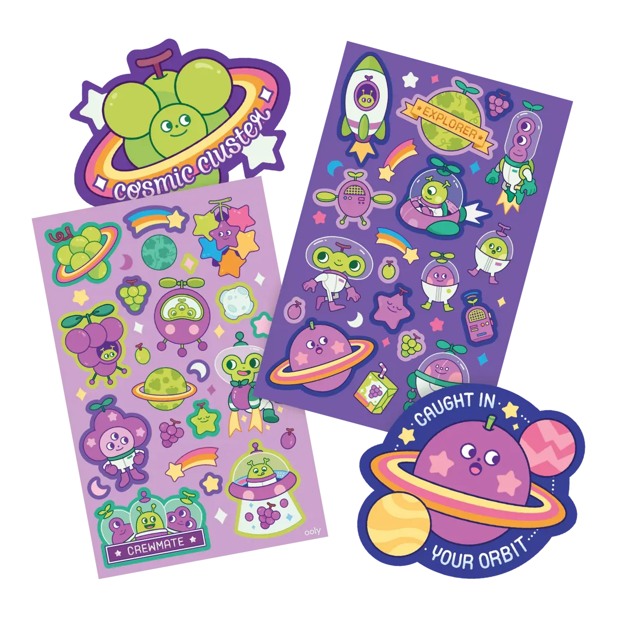 Scented Scratch Stickers: Grape Galaxy