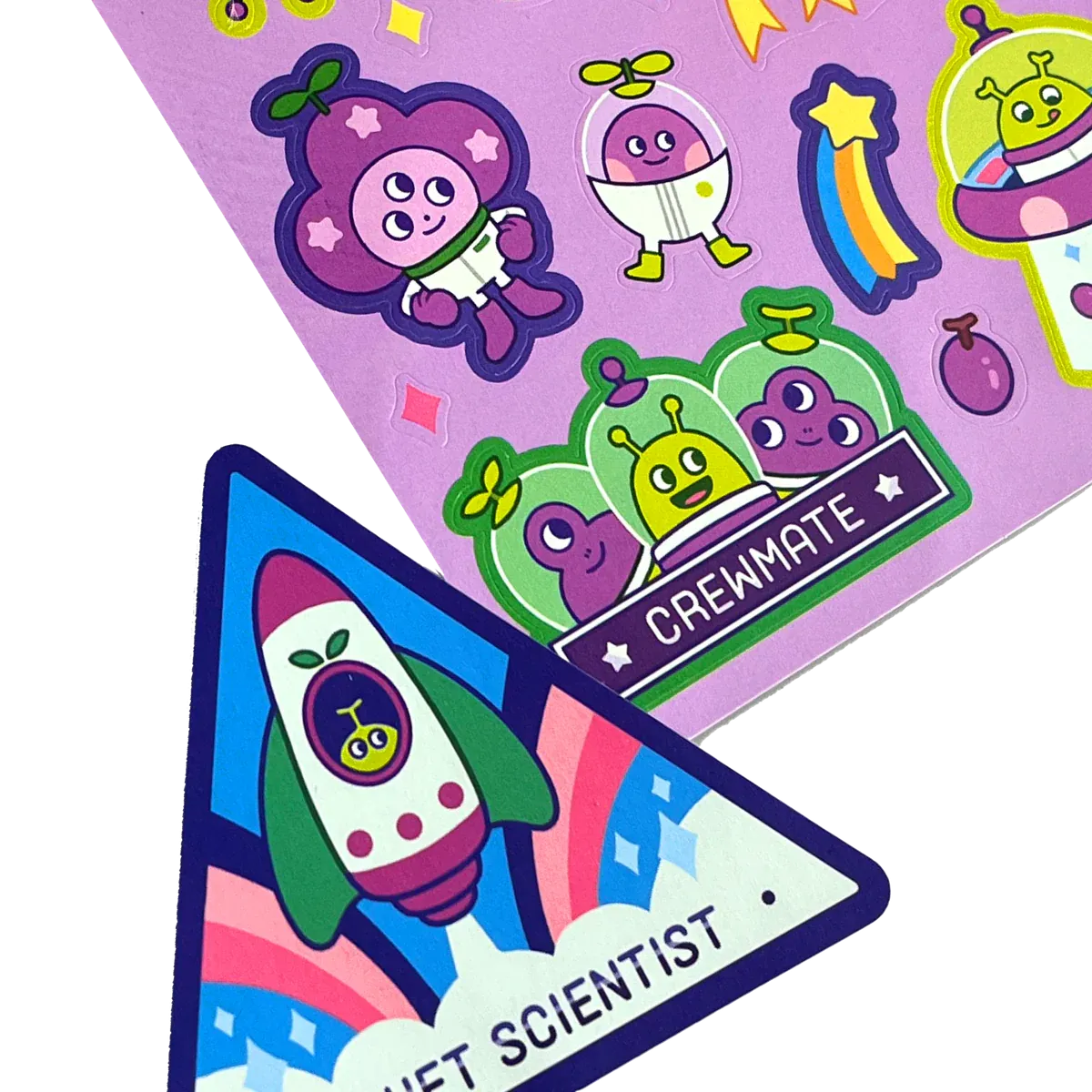 Scented Scratch Stickers: Grape Galaxy