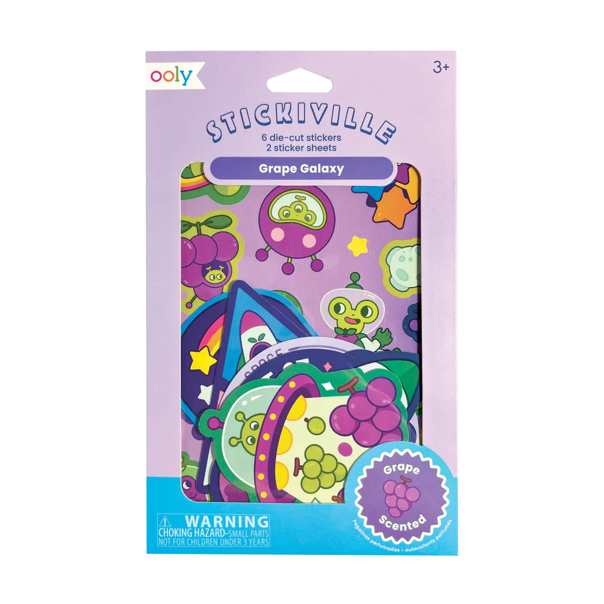 Scented Scratch Stickers: Grape Galaxy